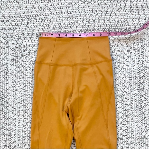 Girlfriend Collective Compressive High Rise Full Length Legging in Saddle - Picture 6 of 11